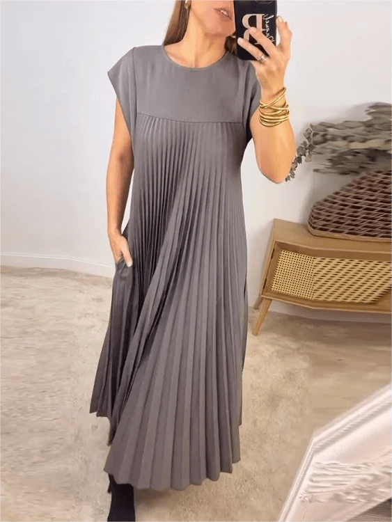 Meg | Pleated Elegant Dress