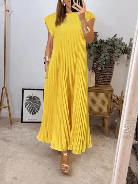 Meg | Pleated Elegant Dress