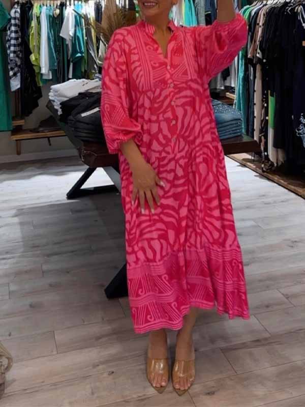 BRINLEY | VIBRANT PATTERNED DRESS