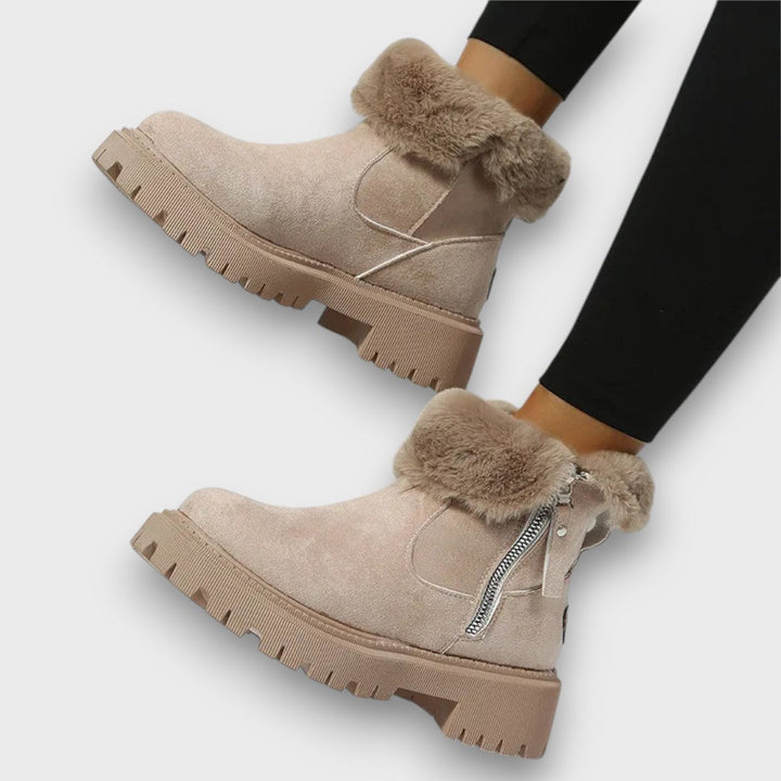 Norvyn Cozy faux-fur winter ankle boots
