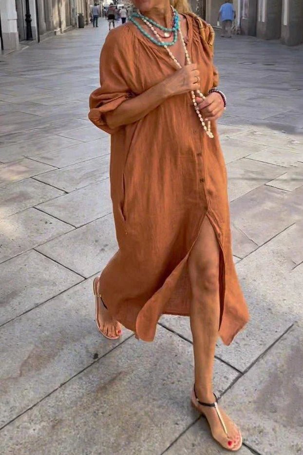 Cassy | Timeless Linen Maxi