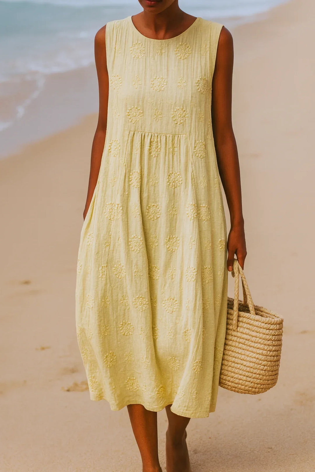 Crissel | Embroidered Summer Dress