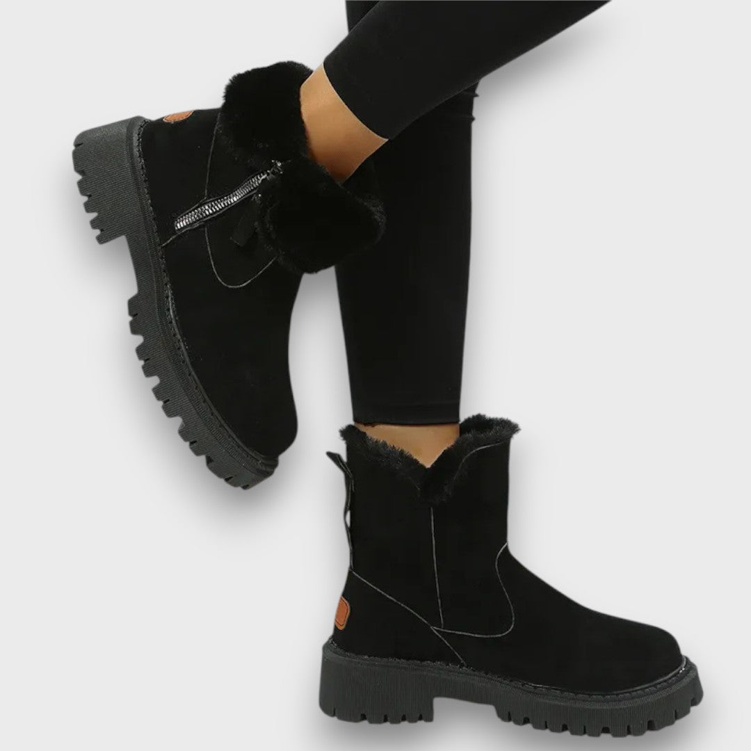 Norvyn Cozy faux-fur winter ankle boots