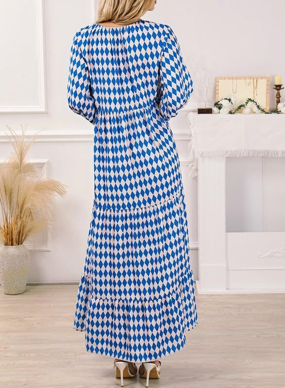 Vanessa | Boho Puff Maxi Dress