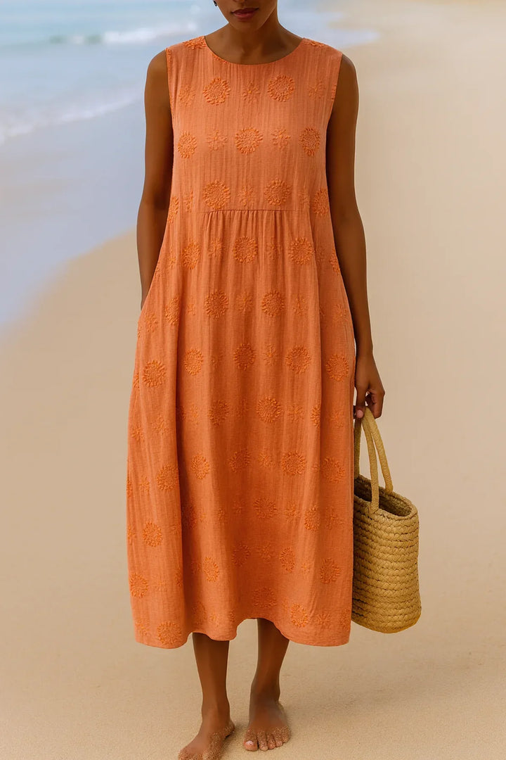 Crissel | Embroidered Summer Dress