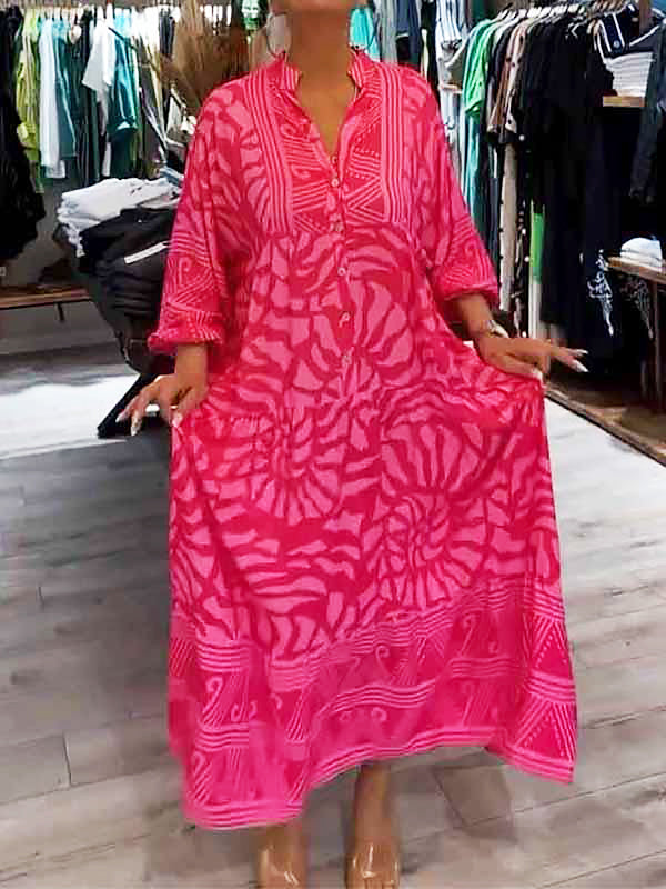 BRINLEY | VIBRANT PATTERNED DRESS