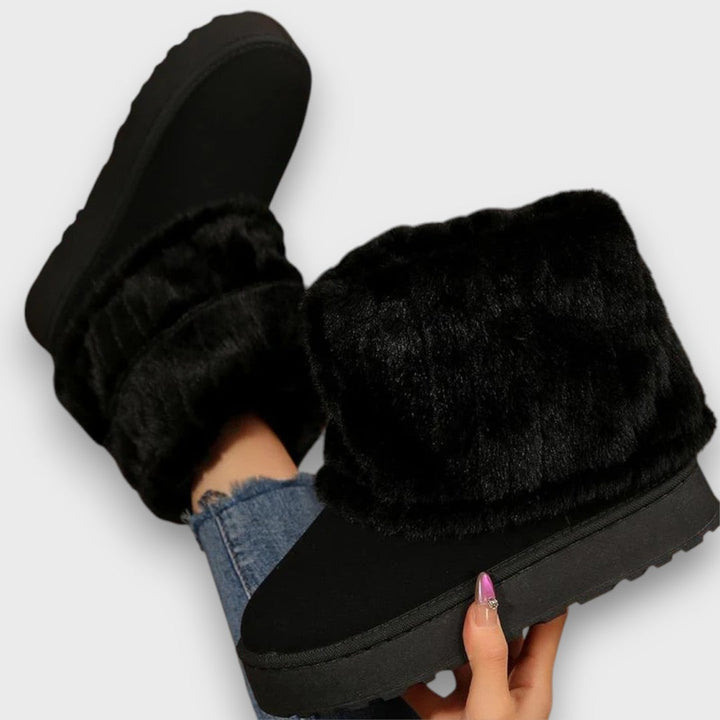 Willora – Fluffy faux-fur winter snow boots