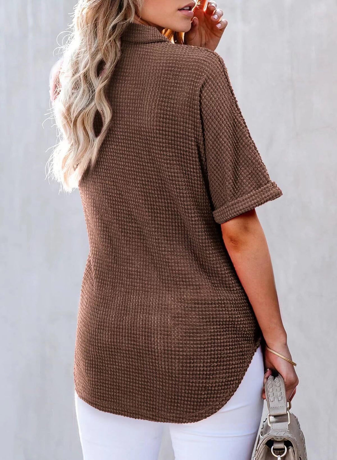 Solen | Waffle Knit  Shirts