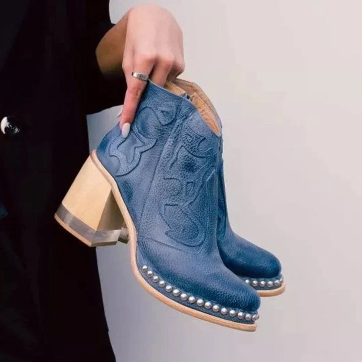 Sue™  Norwich Embroidered Leather Boots