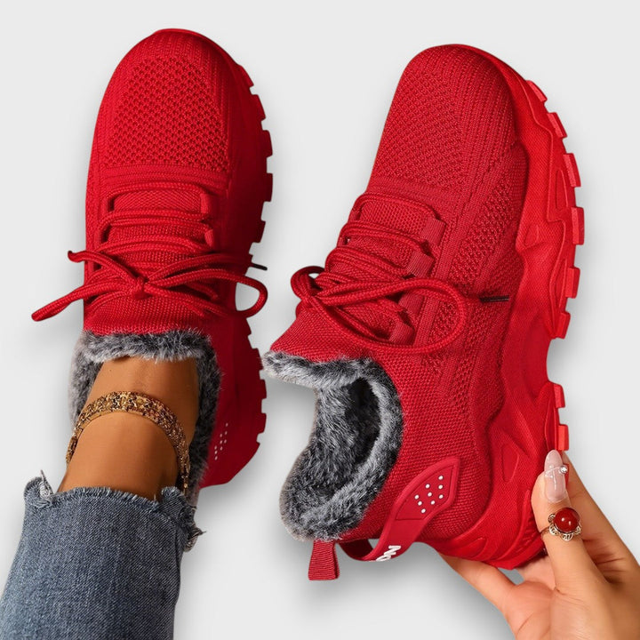 Betty Cozy Lace-Up Winter Sneakers