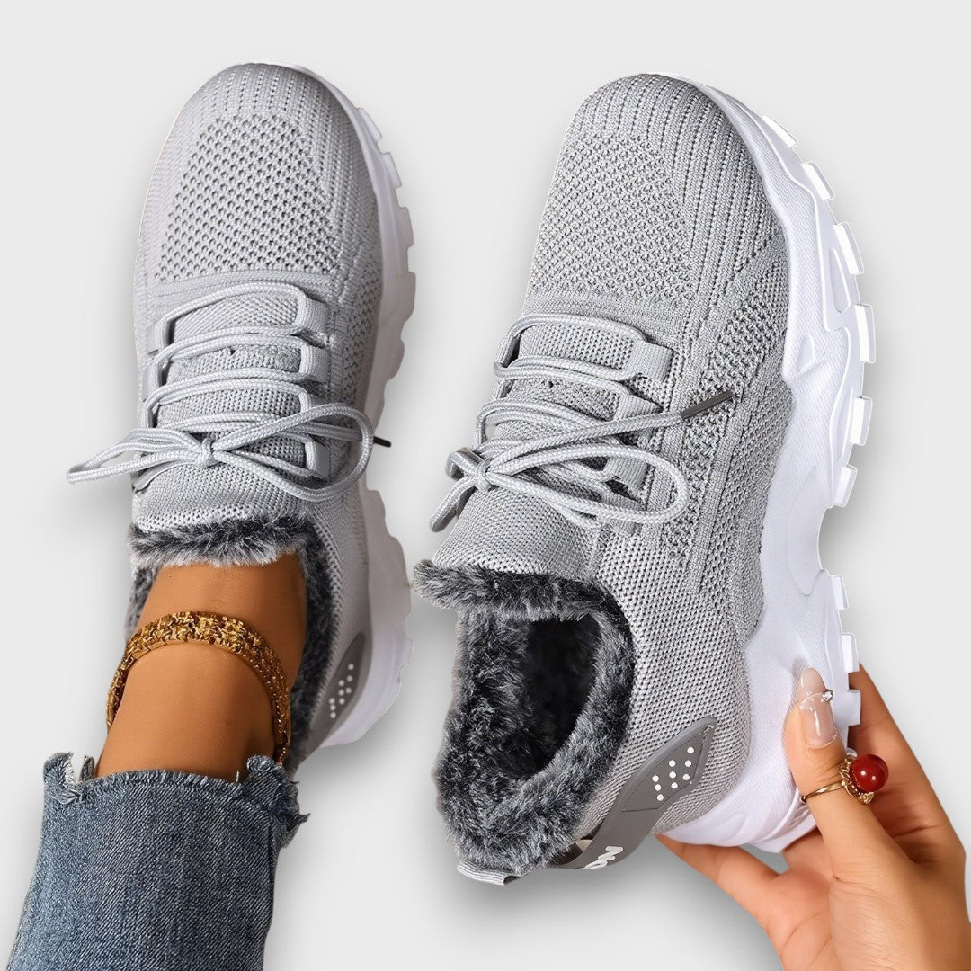 Betty Cozy Lace-Up Winter Sneakers