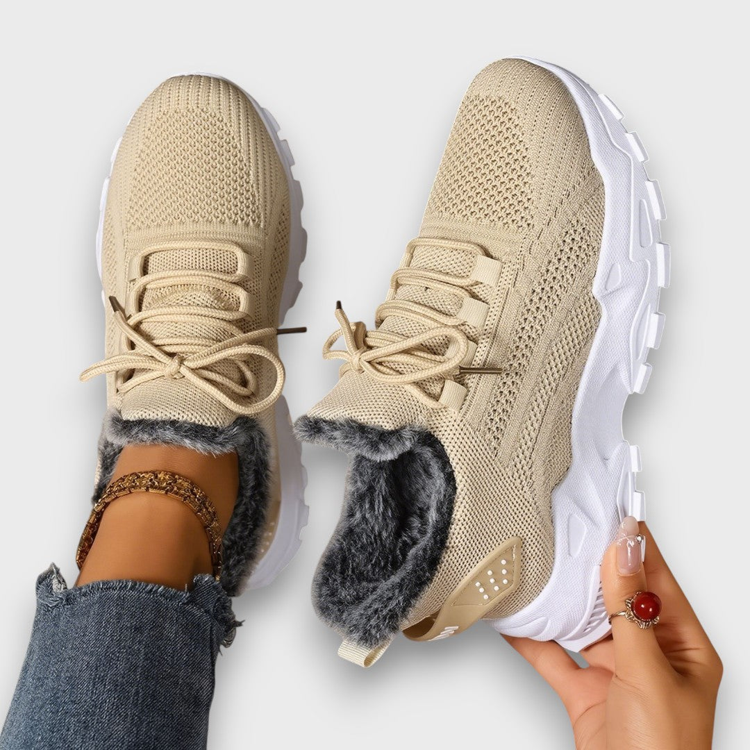 Betty Cozy Lace-Up Winter Sneakers