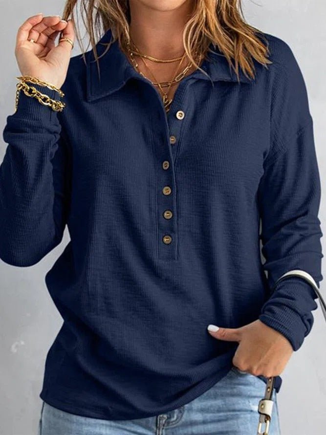 Tindra | Chic Button Longsleeve