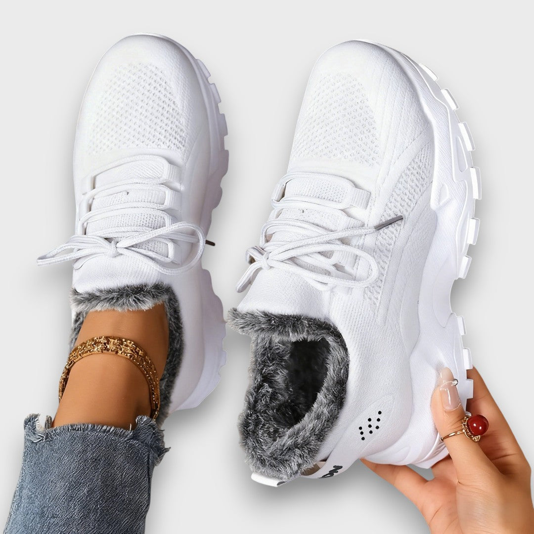 Betty Cozy Lace-Up Winter Sneakers