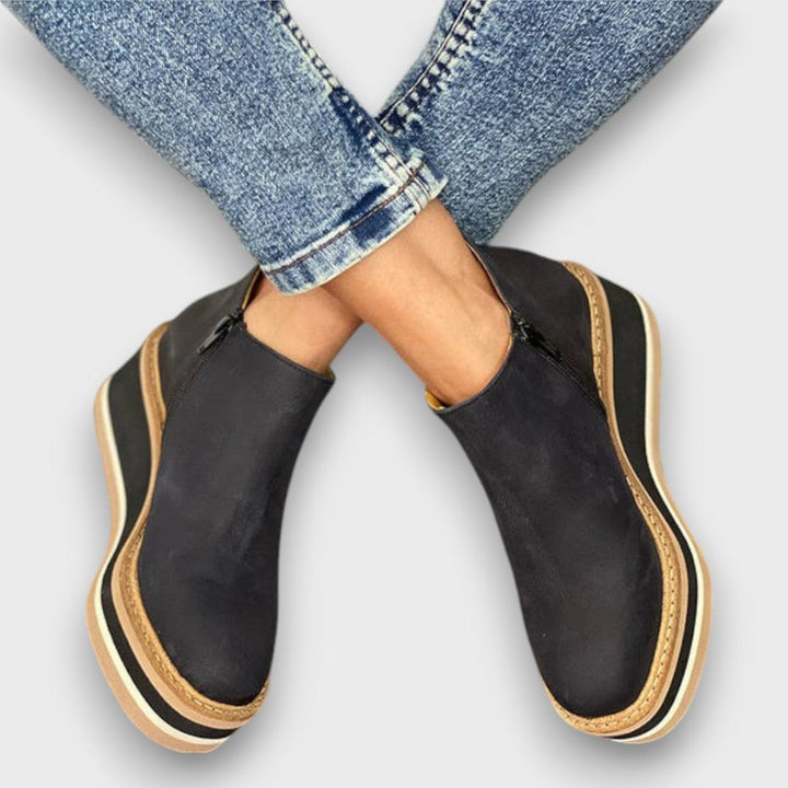 Alvaya Everyday Stylish Wedge Ankle Boots