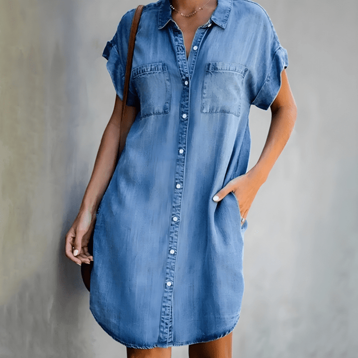 Simona | Elegant Tummy Covering Dress