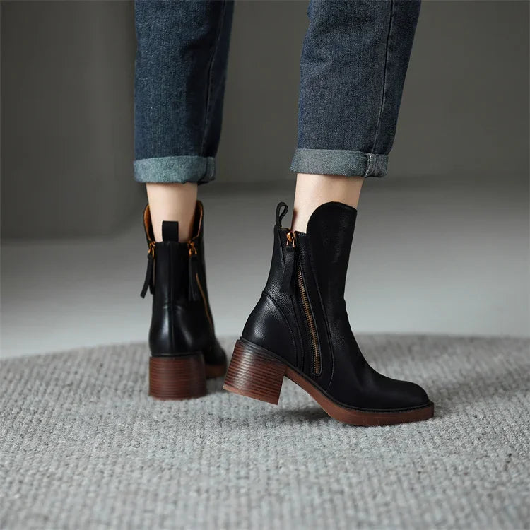 Margaret™ | Elegant Leather Boots