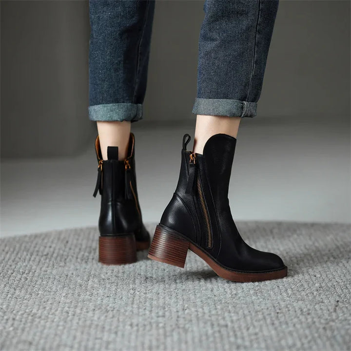 Margaret™ | Elegant Leather Boots