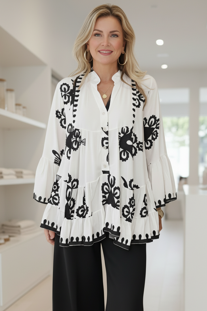 Jordana | Coastal Boho Top