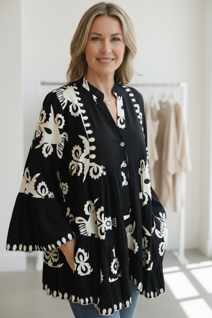 Jordana | Coastal Boho Top