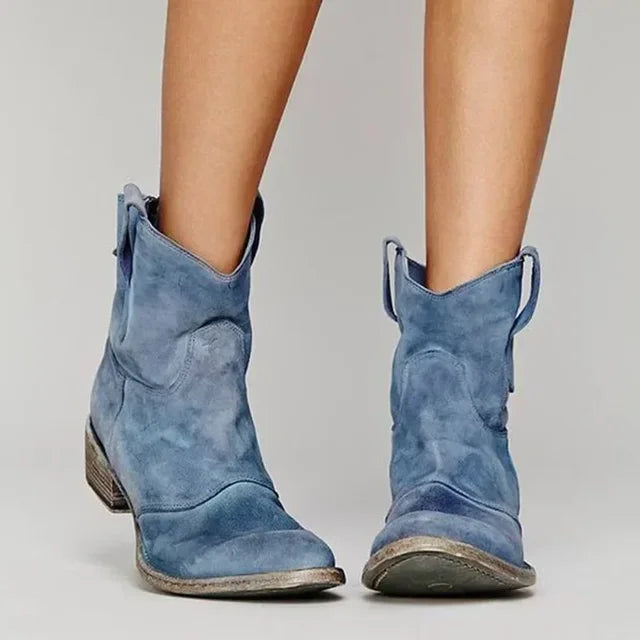 Camellia Stylish Cowboy Boots
