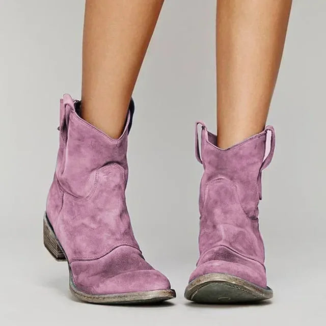 Camellia Stylish Cowboy Boots