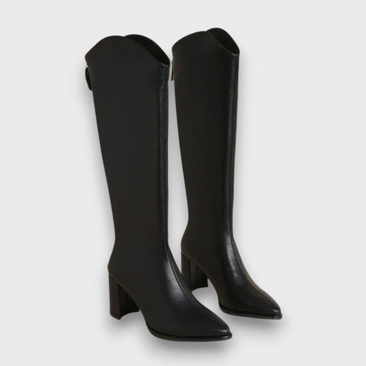 Valerine Sleek high-heel longline boots
