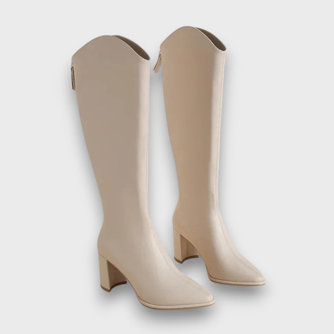 Valerine Sleek high-heel longline boots
