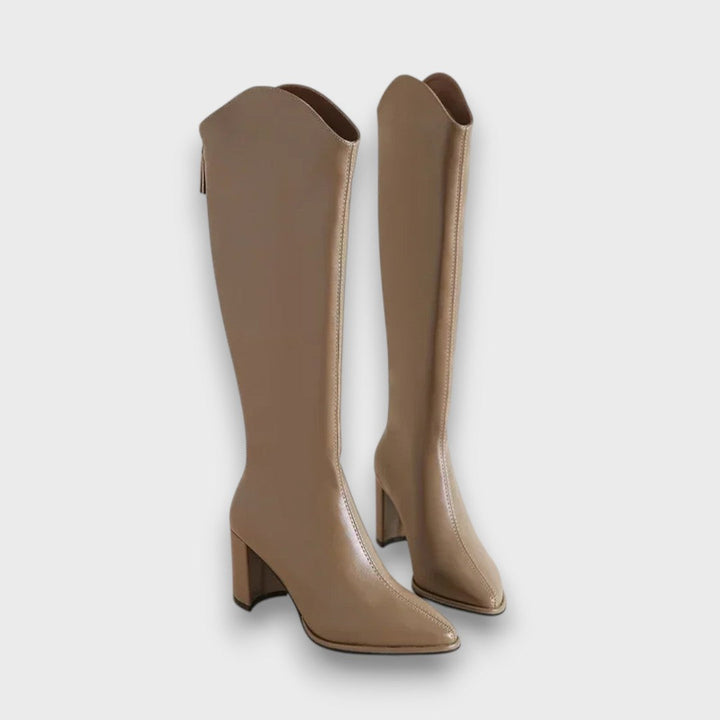 Valerine Sleek high-heel longline boots