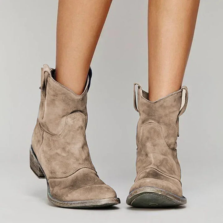 Camellia Stylish Cowboy Boots