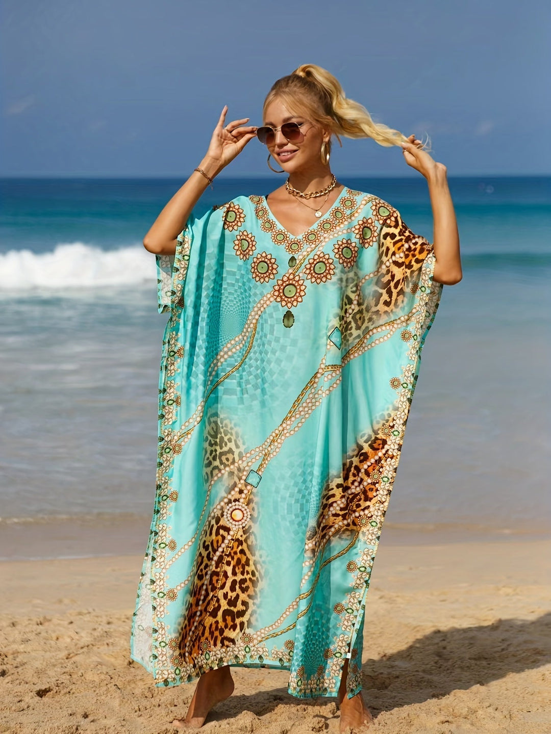 Faye | Radiant Beach Kaftan