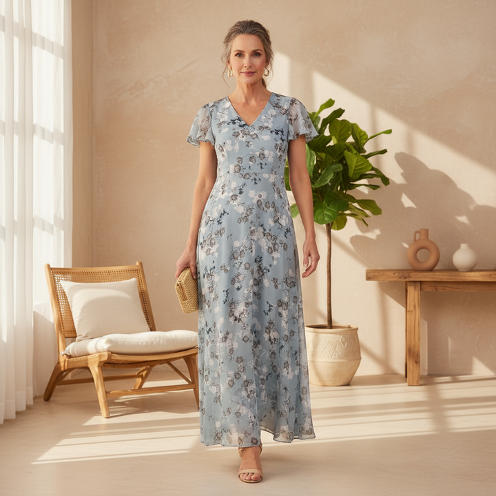 ALIRA | FLOWY TUMMY-FLATTERING DRESS