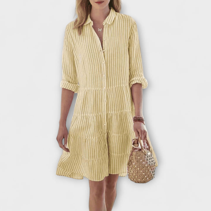 ADELINA | STRIPED BREEZY SUMMER DRESS